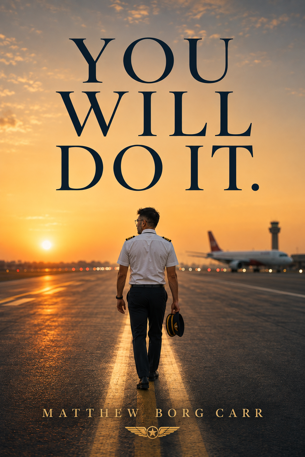 Front-cover concept for Matthew Borg Carr’s forthcoming aviation memoir